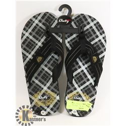 DUTY NINE MENS THONG SANDALS SIZE 11.5