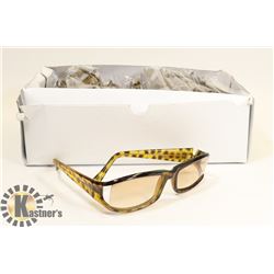 BOX OF TORTOISE SHELL STYLE FRAME DESIGNER