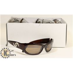 BOX OF LOGO DESIGNER SUNGLASSES WITH