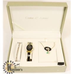NEW "COTED D' AZUR 3 PC JEWELRY SET