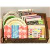 Image 1 : FLAT WITH PAPER PLATES, NAPKINS AND MORE