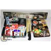 Image 1 : FLAT OF FISHING ITEMS WILD RIVER