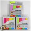 Image 1 : THREE 4 PACKS OF MICROFIBER CLOTHS