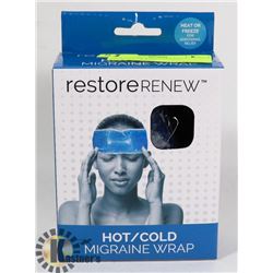 NEW GEL BEAD HOT/COLD MIGRAINE WRAP
