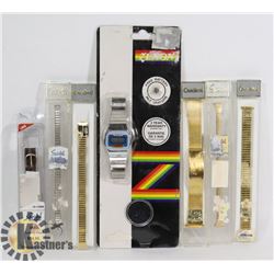 VINTAGE SEALED 6 WATCH BANDS