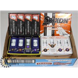 FLAT OF ASSORTED RECLAIMED GOLF BALLS ~SPORTS~