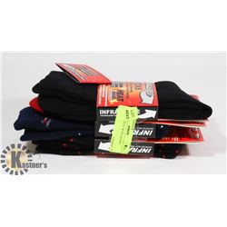 3PK MENS HEAT WAVE SOCKS