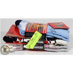 3PK LADIES HEAT WAVE SOCKS