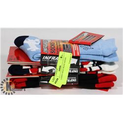 3PK LADIES HEAT WAVE SOCKS