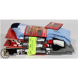 3PK LADIES HEAT WAVE SOCKS