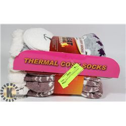 2PK LADIES COZY SLIPPER SOCKS