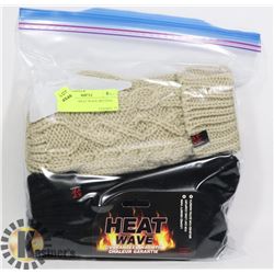 2PK LADIES HEAT WAVE MITTENS