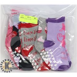 5PK KIDS GIRLS SOCKS