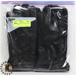 2 PACK OF MENS LEATHER GLOVES SIZE LARGE