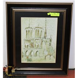 FRAMED PICTURE - CHURCH