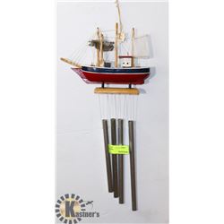 BOAT-THEMED OUTDOOR WIND CHIME