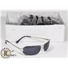 Image 1 : BOX OF AVIATOR STYLE SILVER FRAMED SUNGLASSES