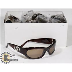 BOX OF LOGO DESIGNER SUNGLASSES WITH