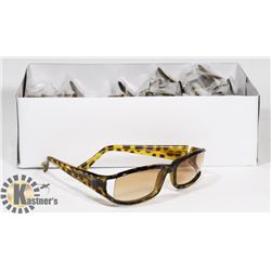 BOX OF TORTOISE SHELL STYLE FRAME DESIGNER