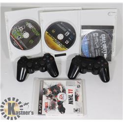 BOX W/2 PLAYSTATION PS3 WIRELESS REMOTES