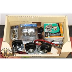 LOT OF TOOLS SMALL VICE AND MORE