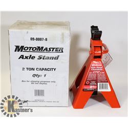 PAIR OF NEW MOTO MASTER 2 TON AXLE STANDS