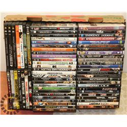LARGE FLAT OF DVD'S