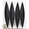 Image 1 : 4 METAL CANDLE WALL SCONCES