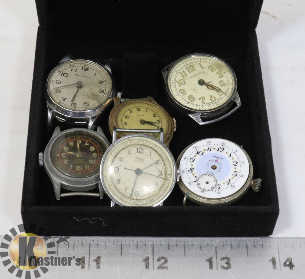COLLECTION OF VINTAGE WRIST WATCHES 4 RESTORATION