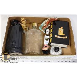 ESTATE LOT OF COLLECTABLE LIQUOR DECANTERS