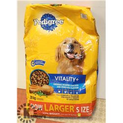 20 KG BAG OF PEDIGREE DOG FOOD, BB: OCT 20. 2020