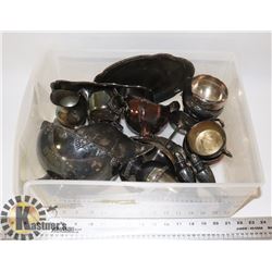 BIN OF ESTATE SILVER PIECES