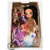 Image 1 : FLAT OF BARBIES, POCAHONTAS DOLL & ACCESSORIES