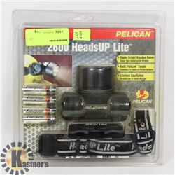 NEW PELICAN 2600 HEADSUP LITE W/ BATTERIES