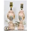 Image 1 : PAIR OF VINTAGE STYLE TABLE LAMPS