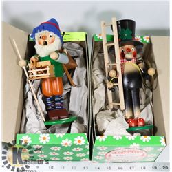 GROUP OF 2 STEINBACH WOODEN FIGURE COLLECTIBLES