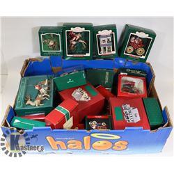 FLAT W/ MANY ASSORTED HALLMARK COLLECTIBLES