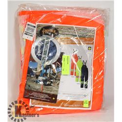 NEW HI-VIZ WATERPROOF FR RAIN BIB OVERALLS