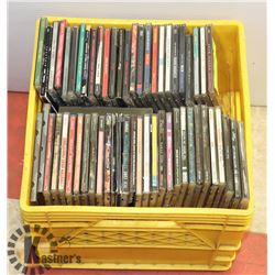 CRATE OF ASSORTED MUSIC CD'S