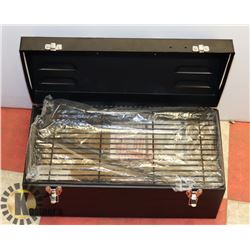NEW PROPANE BARBECUE IN THE STYLE OF A TOOLBOX