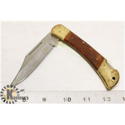 BIG AND HEAVY OLD SCHOOL HUNTING FOLDING KNIFE