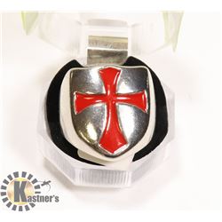 STAINLESS STEEL ARMOR SHIELD KNIGHT TEMPLAR
