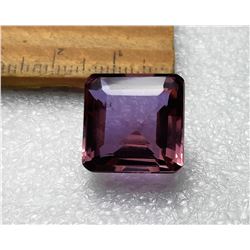 5)  SQUARE CUT SYNTHETIC ALEXANDRITE