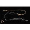 Image 1 : #8-STERLING SILVER NECKLACE 2PCS 18"