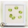 Image 1 : #39-GREEN PERIDOT LOOSE GEMSTONE 5.0 CT