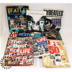 BOX OF BEATLES/LIFE MAGAZINES