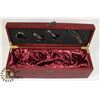 Image 1 : BOX WINE HOLDER WITH STOPPERS