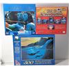 Image 1 : 11)  LOT OF 3 FACTORY SEALED PUZZLES,