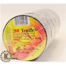 PACK OF 5 NEW EXTRA THICK BLACK TAPE