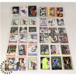 LOT OF 36 VARIOUS WAYNE GRETZKY CARDS